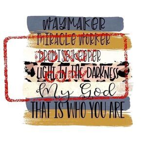 3 Waymaker Sublimation Transfer